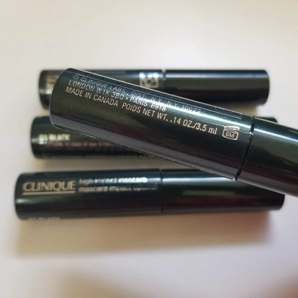 NEW Clinique High Impact Mascara Stick Black Eye Beauty Makeup 4 Pieces